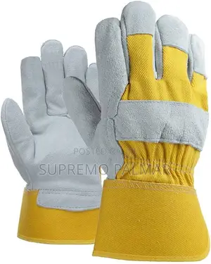 Cowhide Welding Gloves – Split Leather Palm With Safety Cuff