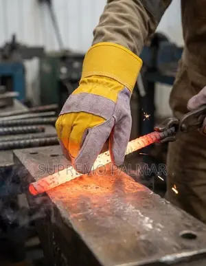 Cowhide Welding Gloves – Split Leather Palm With Safety Cuff