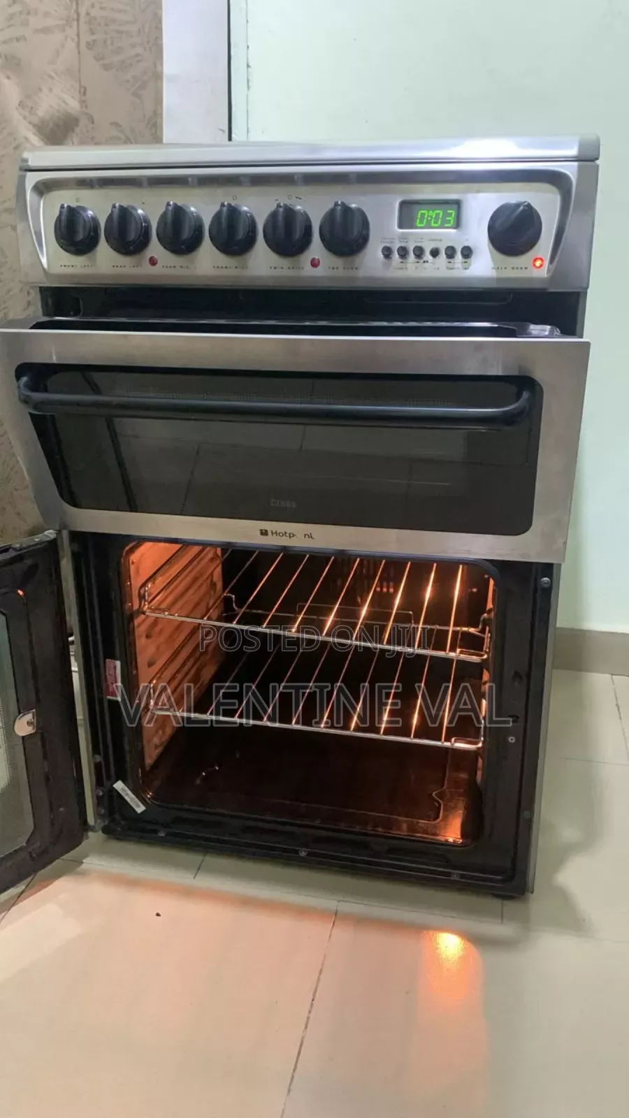 Full Electric Cooking Stove With Oven and Grill Working Perfectly