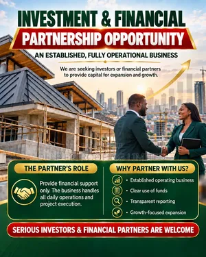 Investor/ Partnership Needed