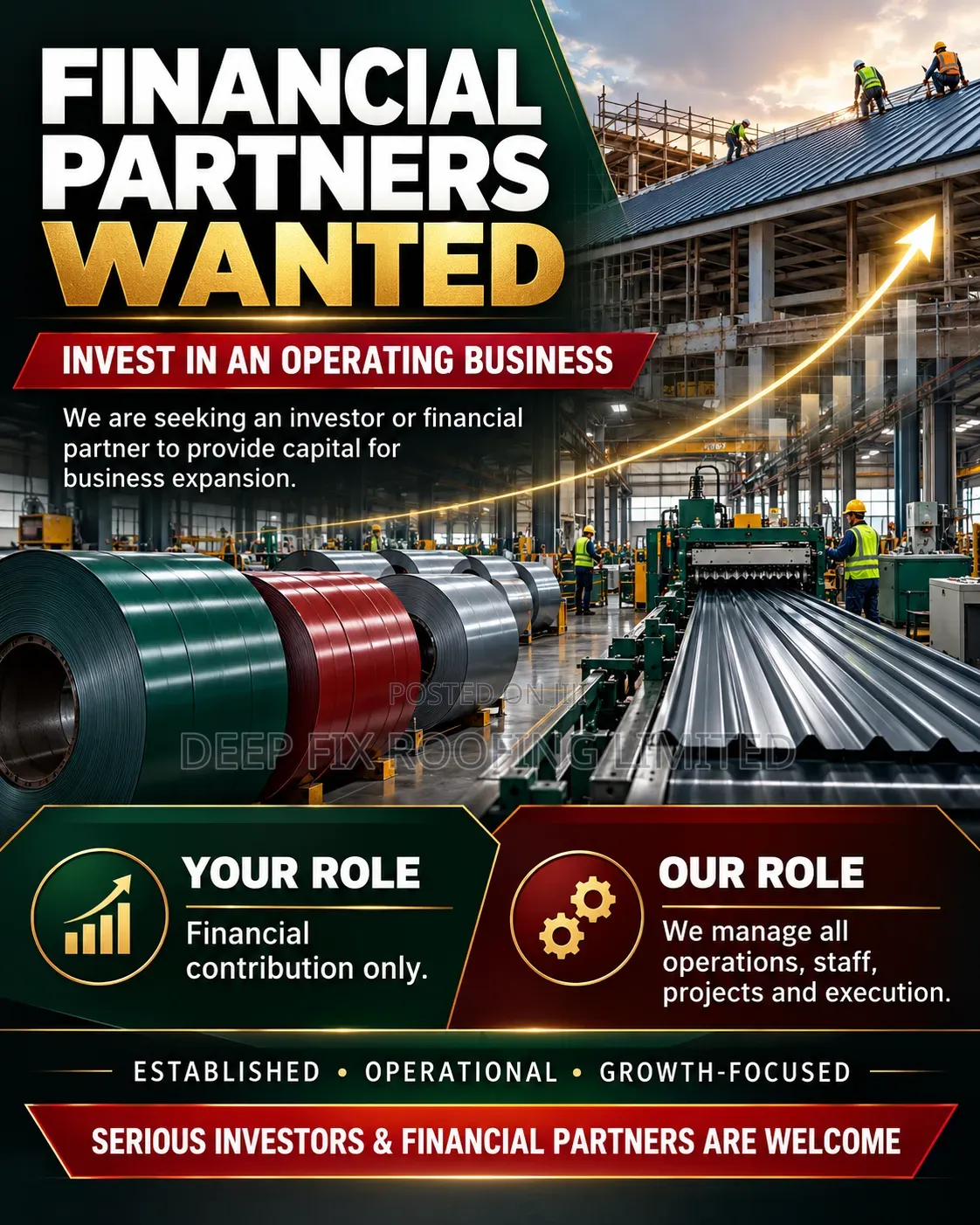Investor/ Partnership Needed