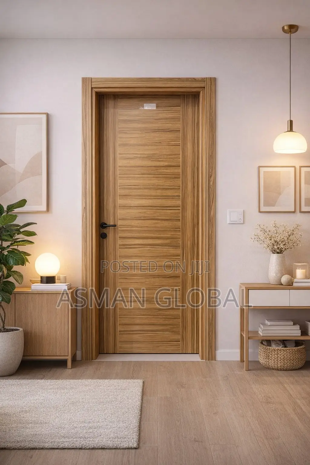 This Interior Door Features a Deep Finish