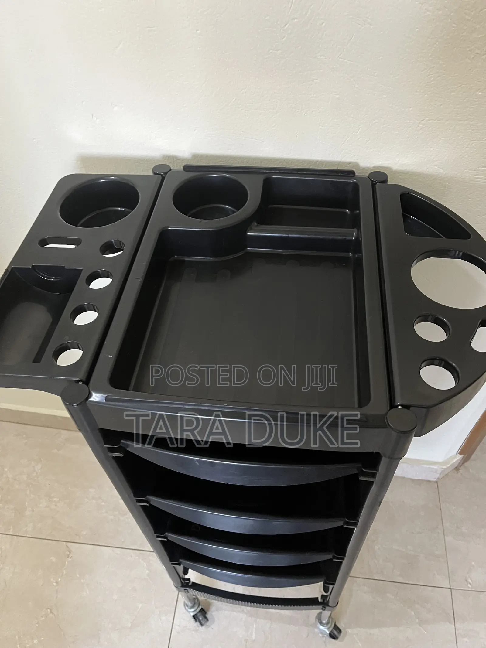 Beautiful Black Salon Trolley