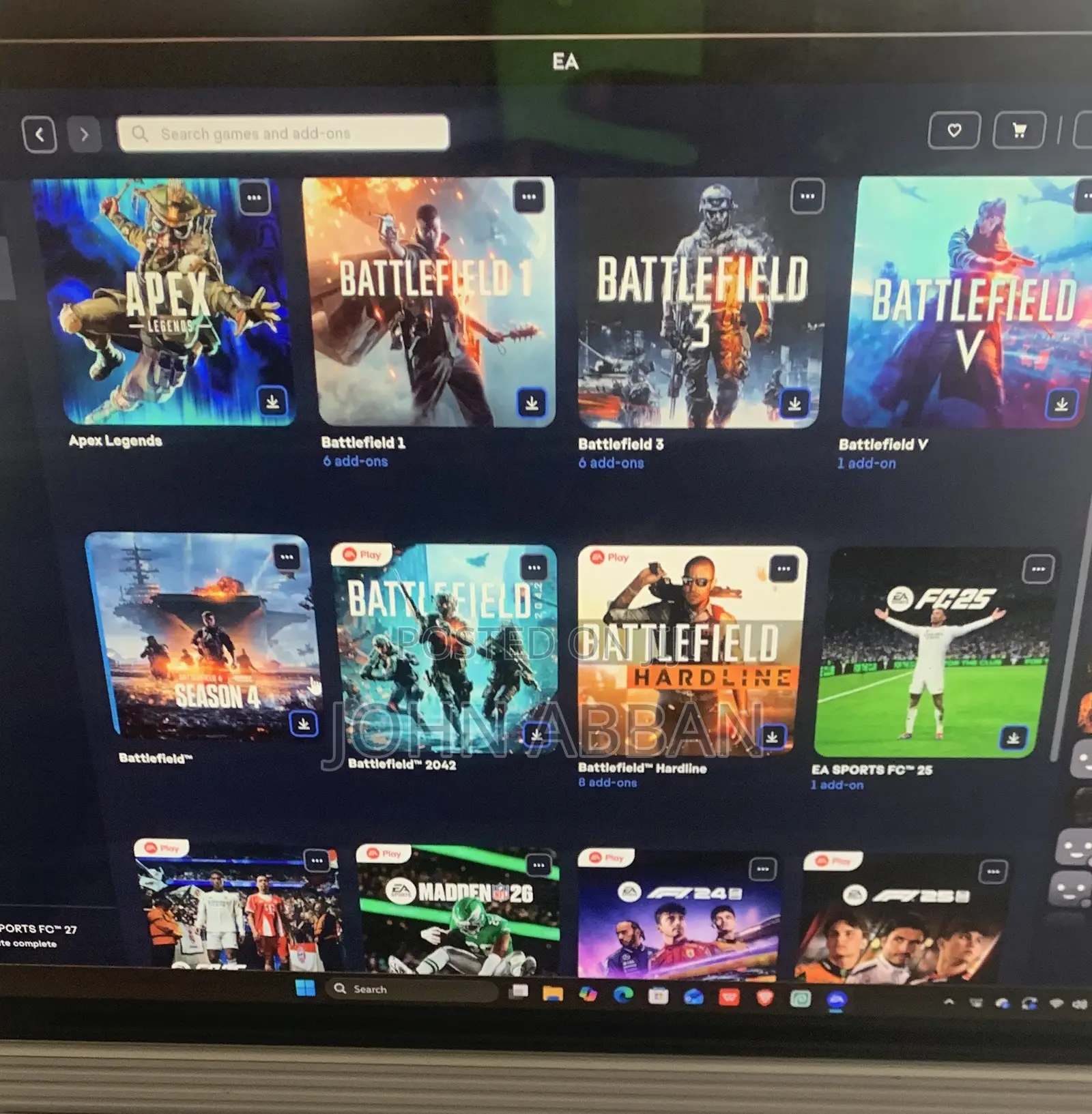 EA Fc 27 Account PC Plus EA Play