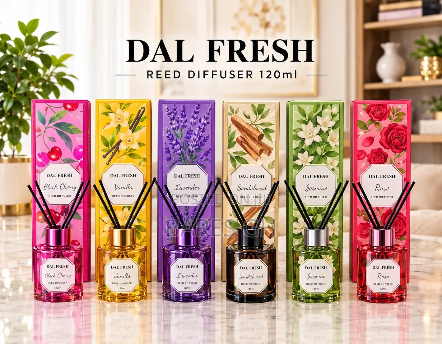 Dal Fresh Reed Diffuser • 120ml