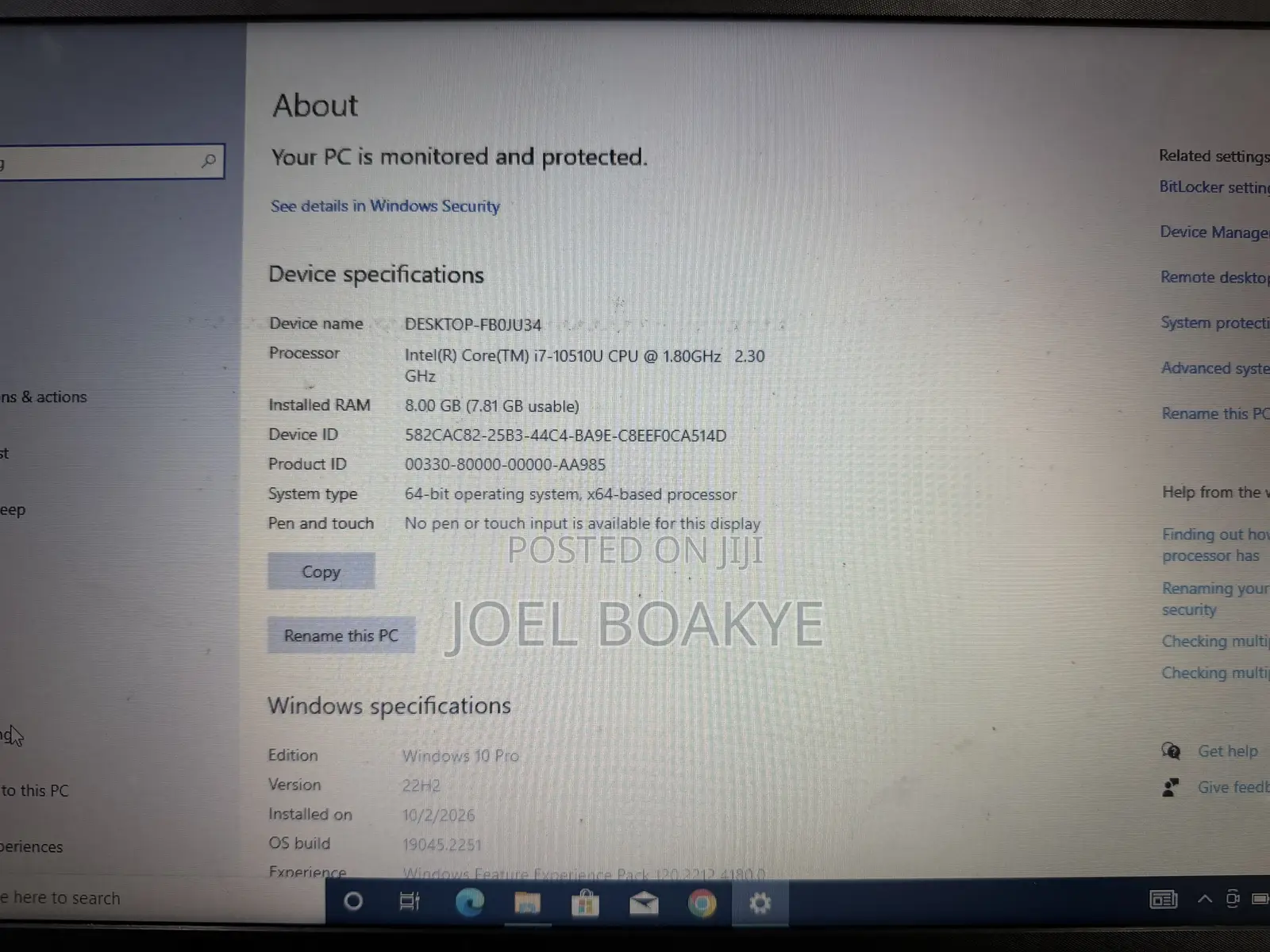 Laptop HP 15 8GB Intel Core i7 HDD+SSD 1T