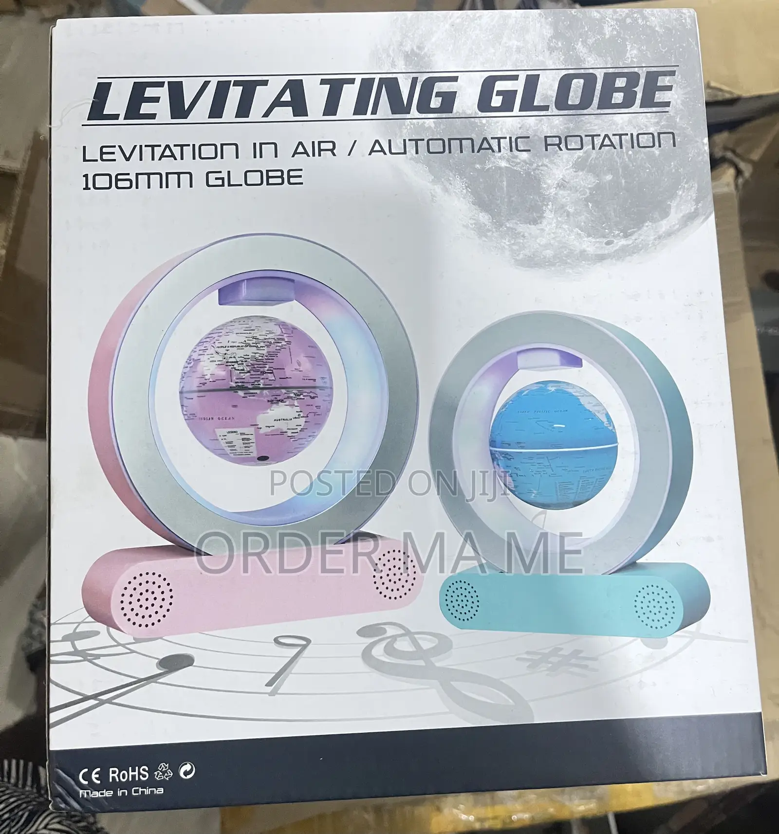 Levitation Globe 106mm – Automatic Rotating Floating Globe
