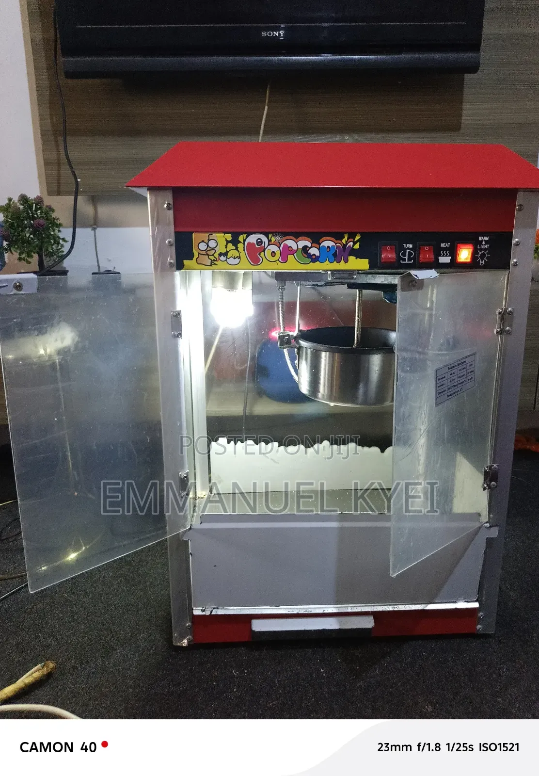 Electric Popcorn Machine