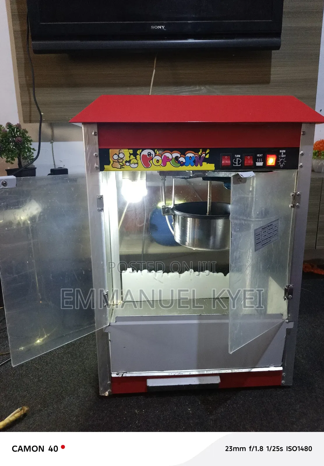 Electric Popcorn Machine