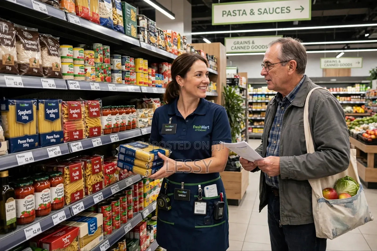 Supermarket Attendant Needed at Tema and Accra