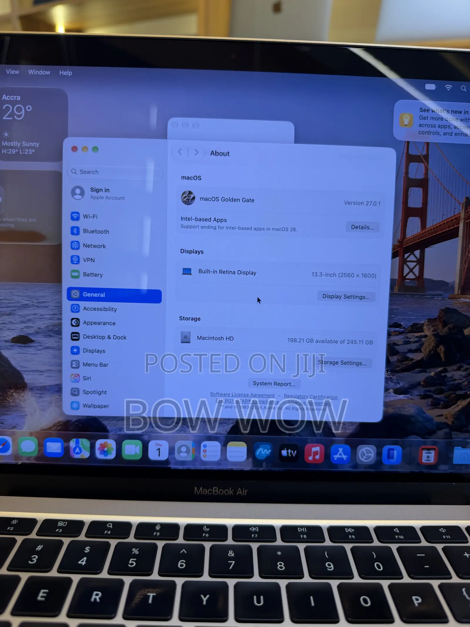 Laptop Apple MacBook Air 2020 M1 8GB Apple M1 SSD 256GB