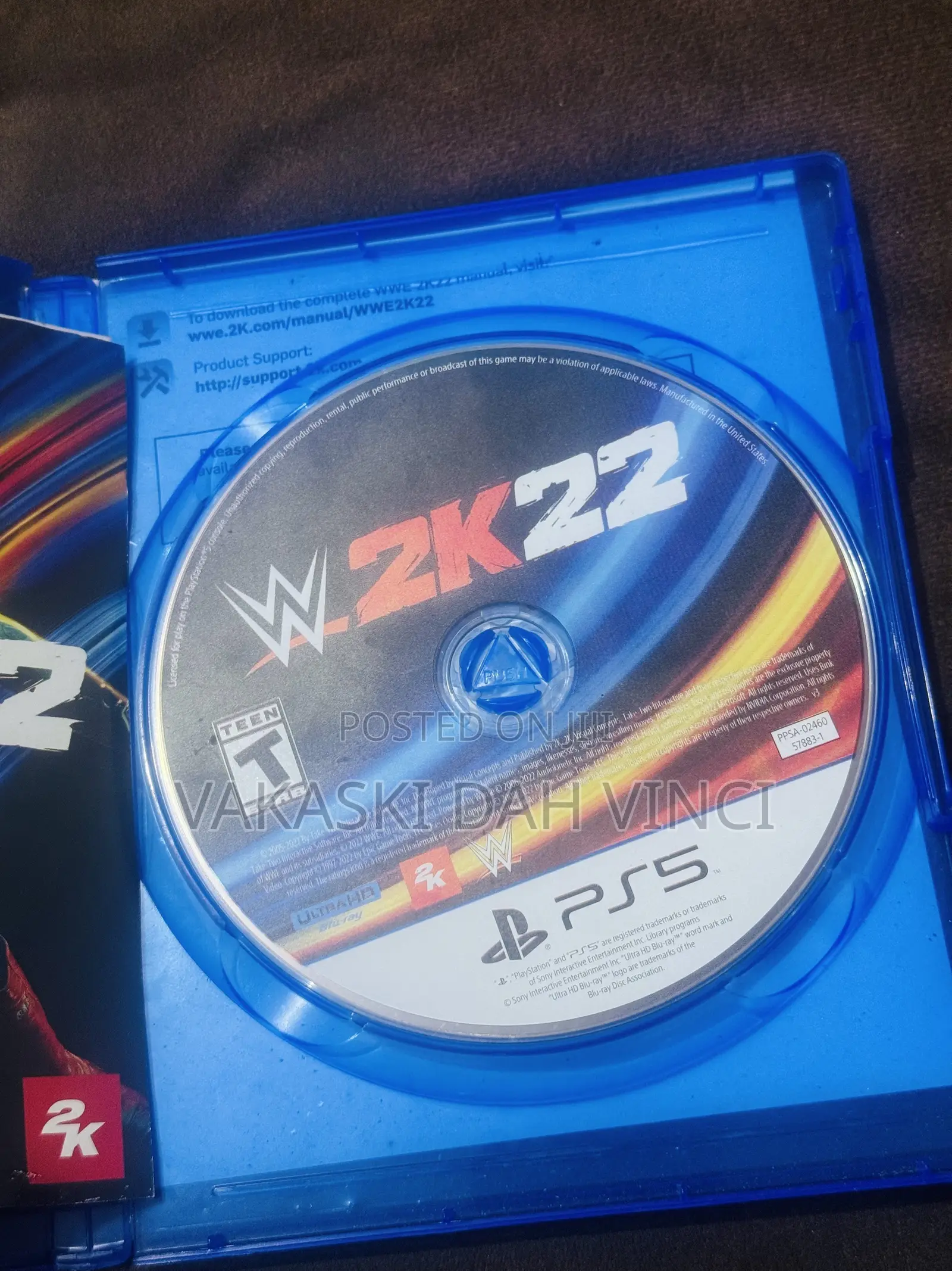 WWE 2k22 Game Disc Up for Grabs
