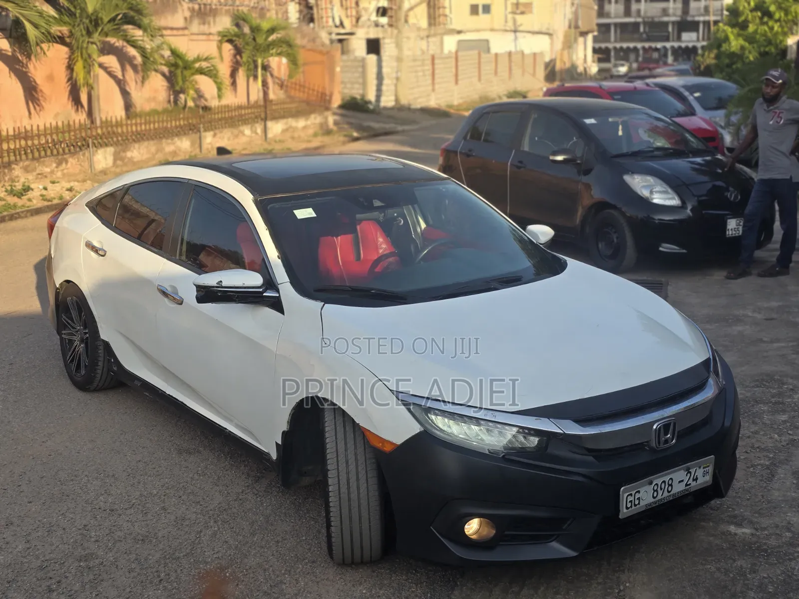 Honda Civic Touring 4dr Sedan (1.5L 4cyl) 2016 White