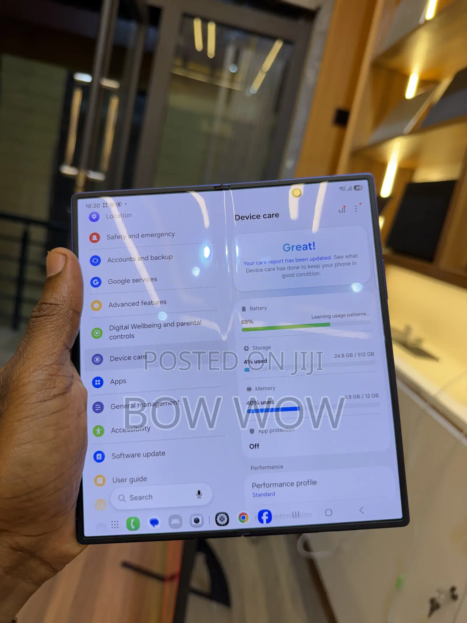 Samsung Galaxy Fold 512 GB Blue