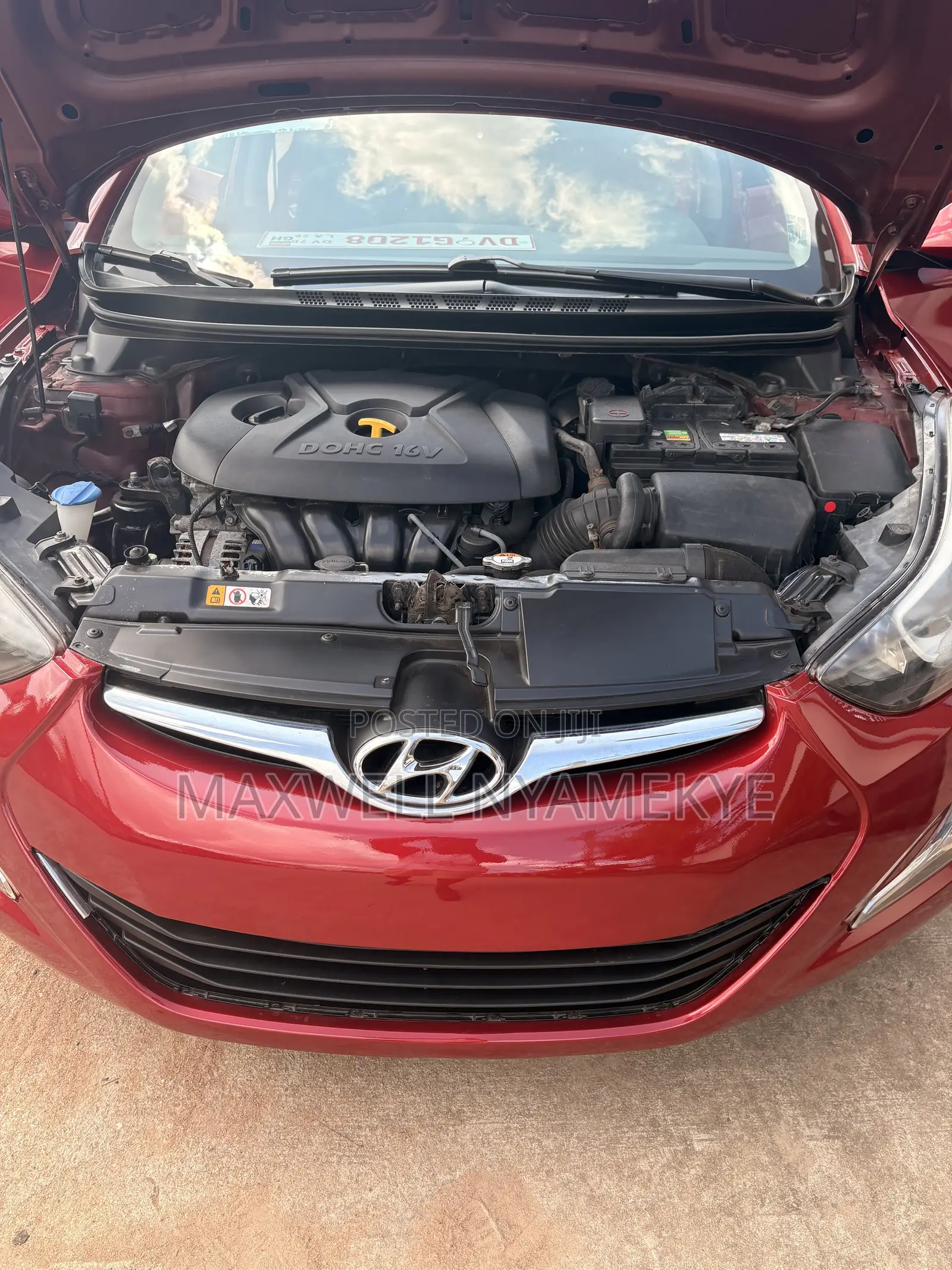 Hyundai Elantra SE 4dr Sedan (1.8L 4cyl 6A) 2015 Red