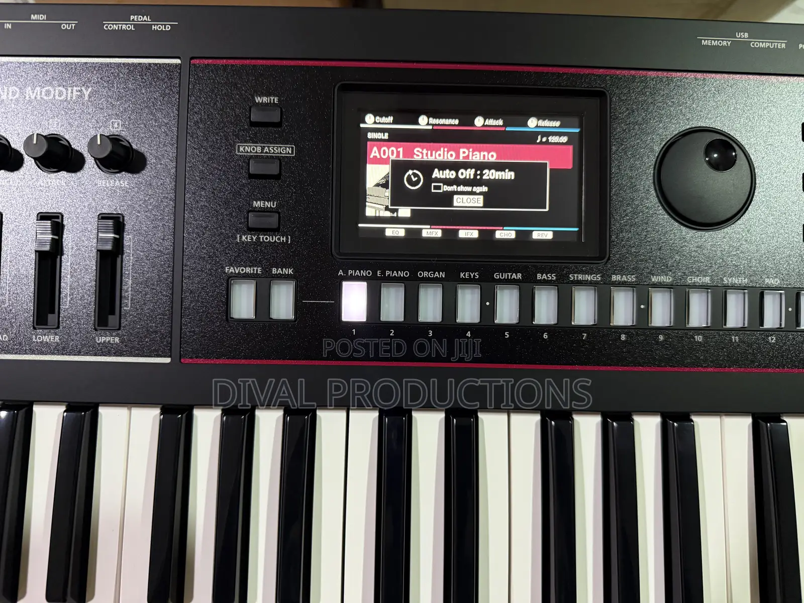 Roland Juno D6 + Gig Bag