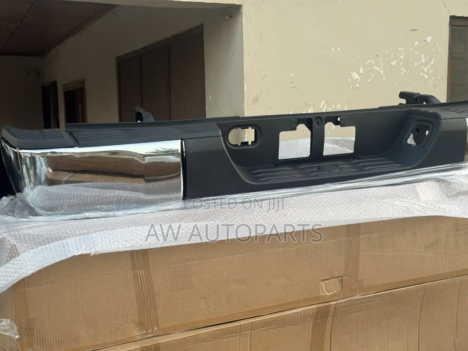 Toyota Tundra 2014-2021 Rear Bumper Black Chrone Black