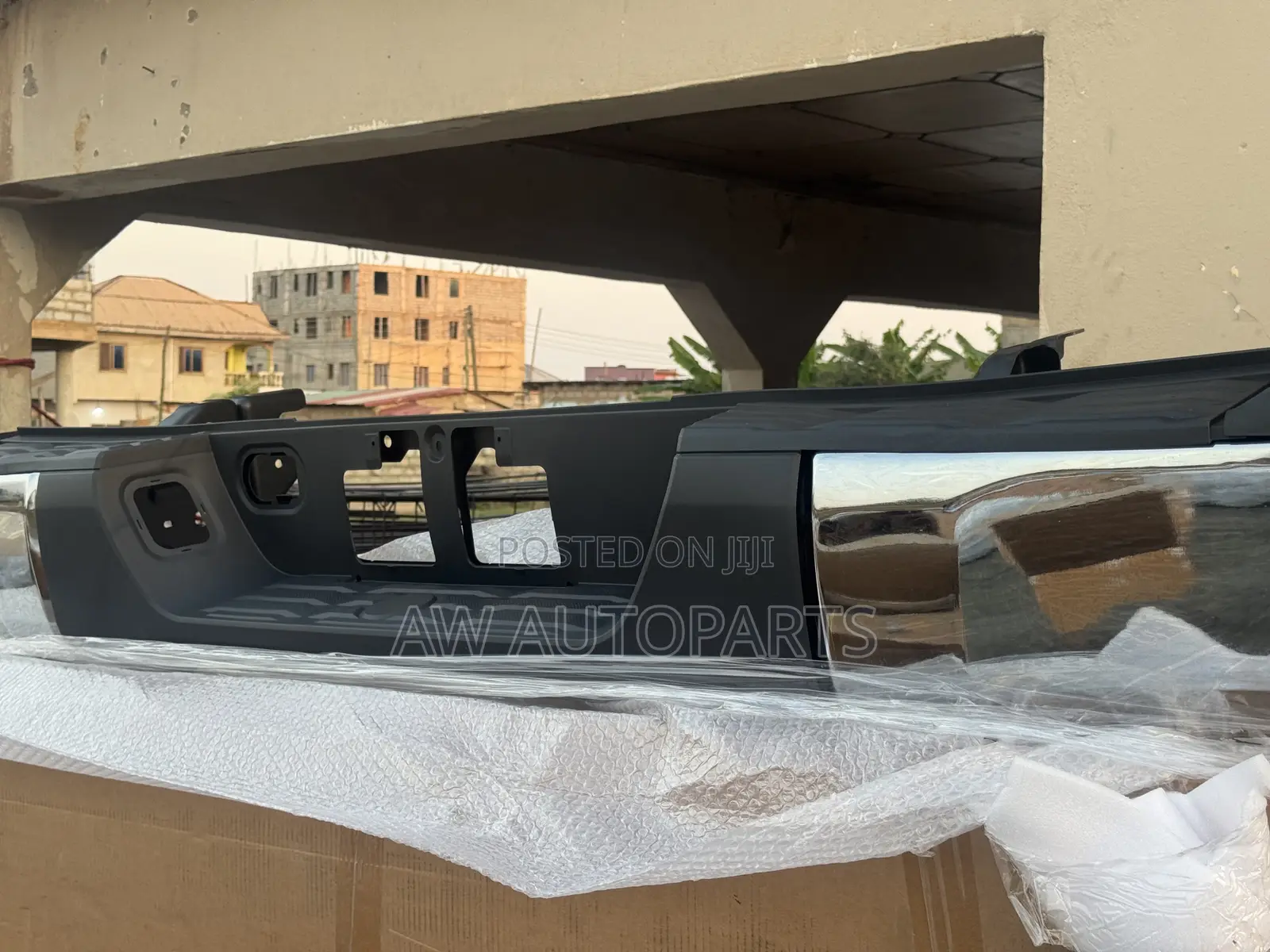 Toyota Tundra 2014-2021 Rear Bumper Black Chrone Black