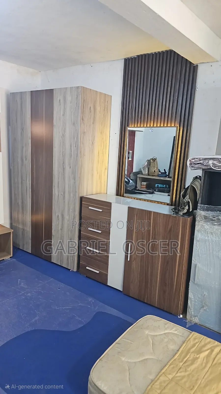 European Standard Wardrobe, Bed, Wood Doors, TV Unit