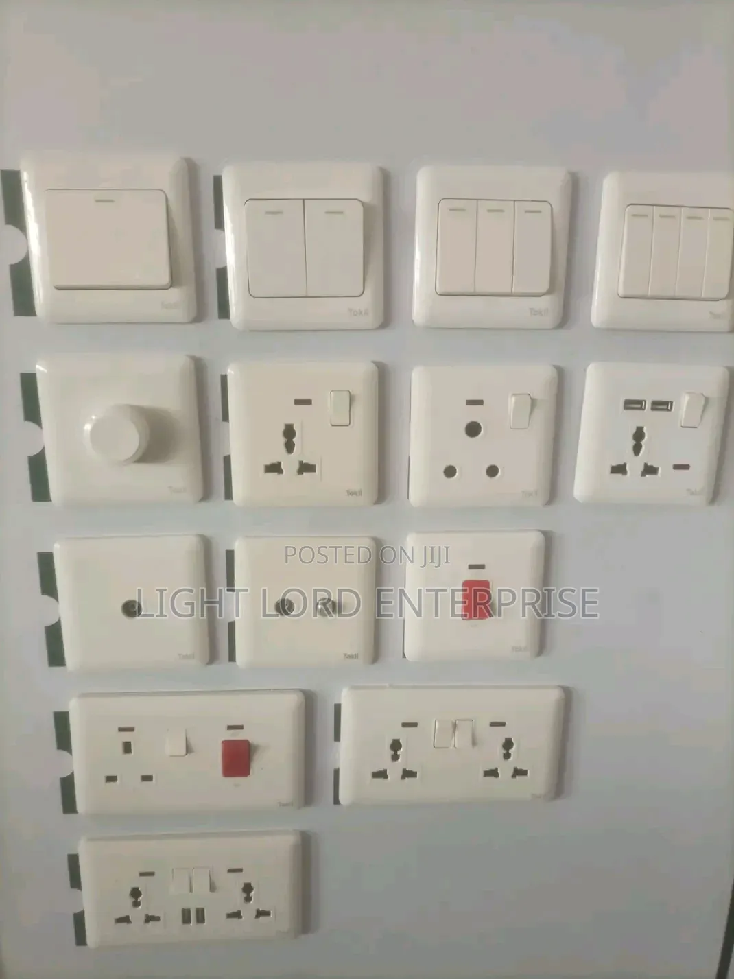 Space White Double/Single/Switches