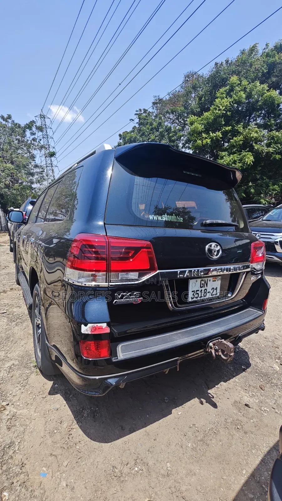 Toyota Land Cruiser 5.7 V8 VX-S 2021 Black