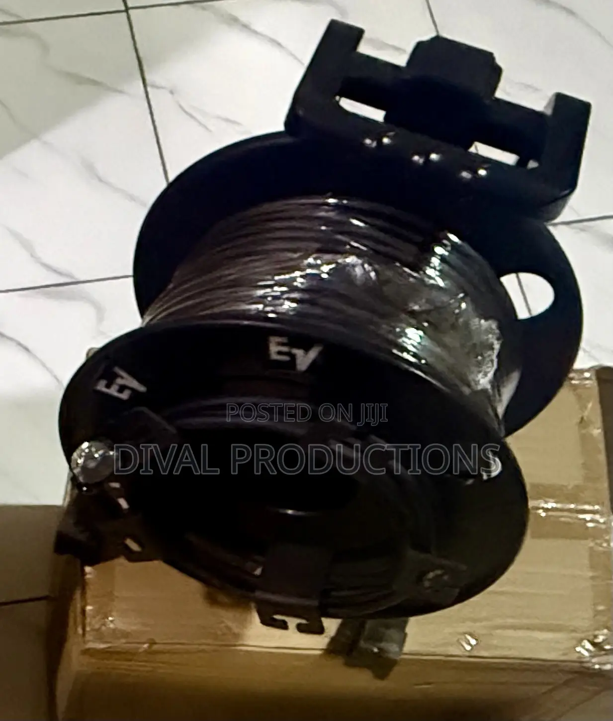 Shielded Cat5e etherCON Cable on Roller Drum for DL32/S32