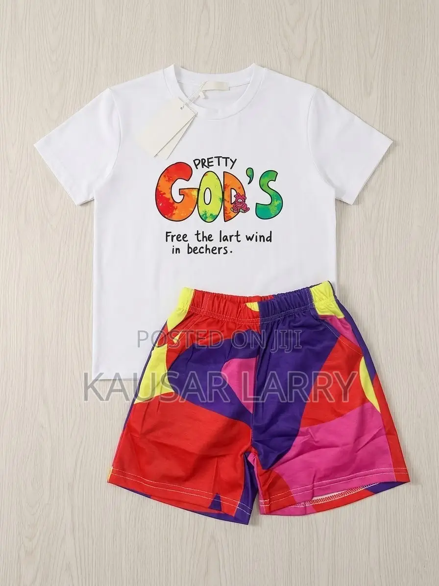 Kids T-Shirt & Shorts Set | Stylish Casual Wear
