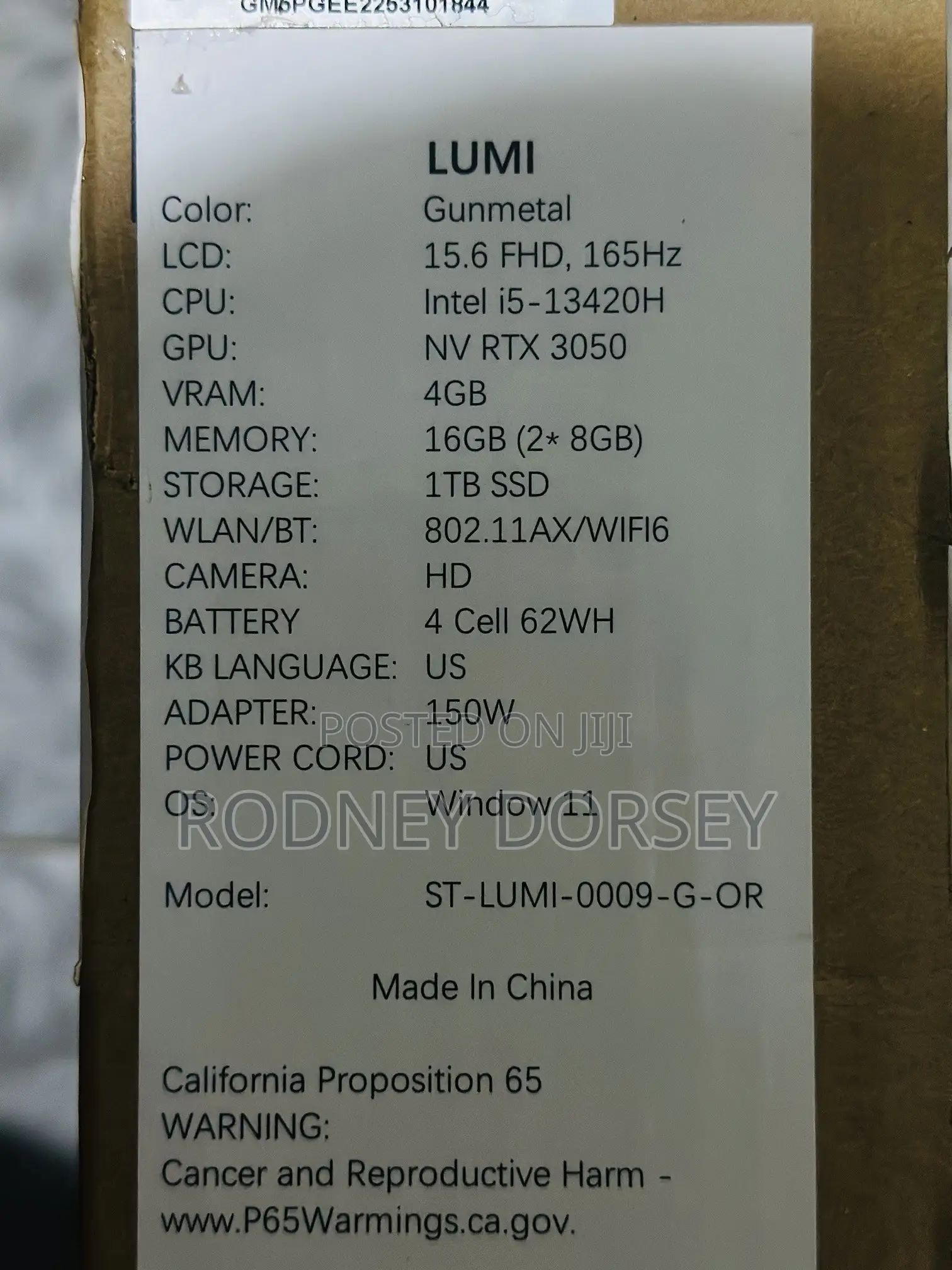 New Laptop 16GB Intel Core i5 SSD 1T