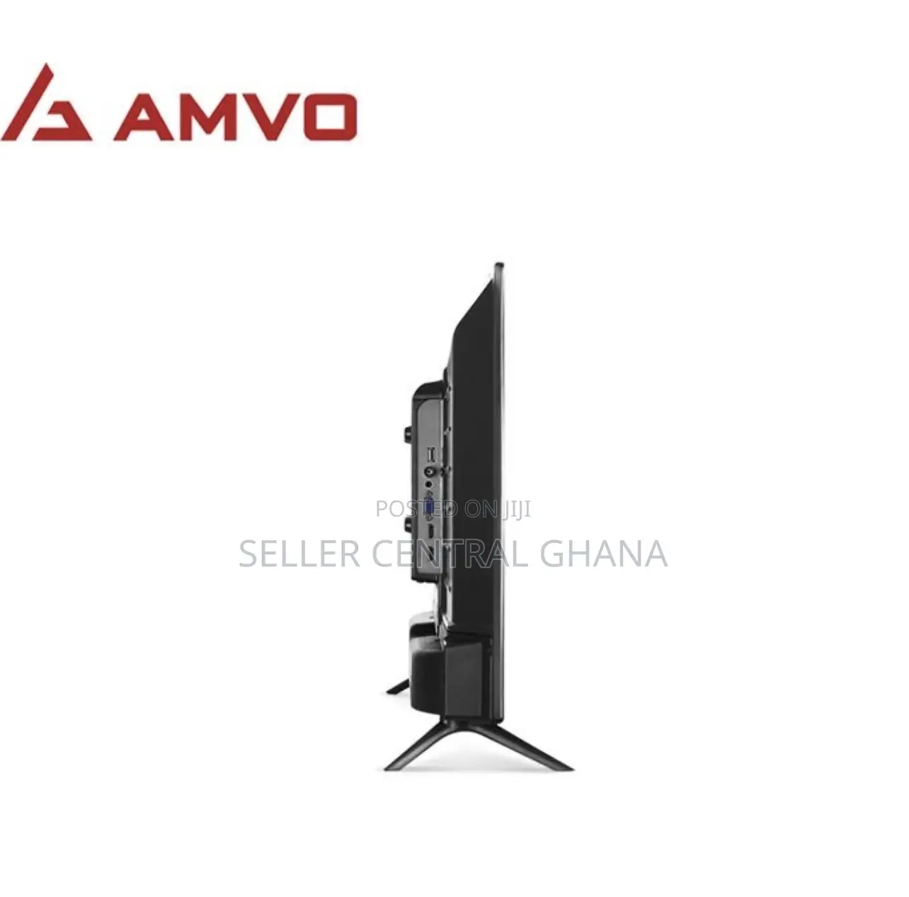 AMVO LES3205W 32" Digital Satellite Frameless HD LED TV- HDMI - Black