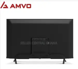 AMVO LES3205W 32" Digital Satellite Frameless HD LED TV- HDMI - Black