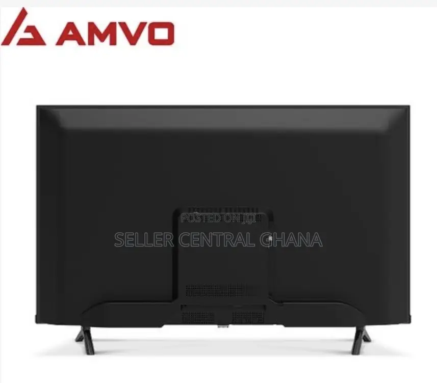 AMVO LES3205W 32" Digital Satellite Frameless HD LED TV- HDMI - Black
