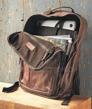 Carbon2cobalt Vintage-Finished, Full-Grain Leather Backpack