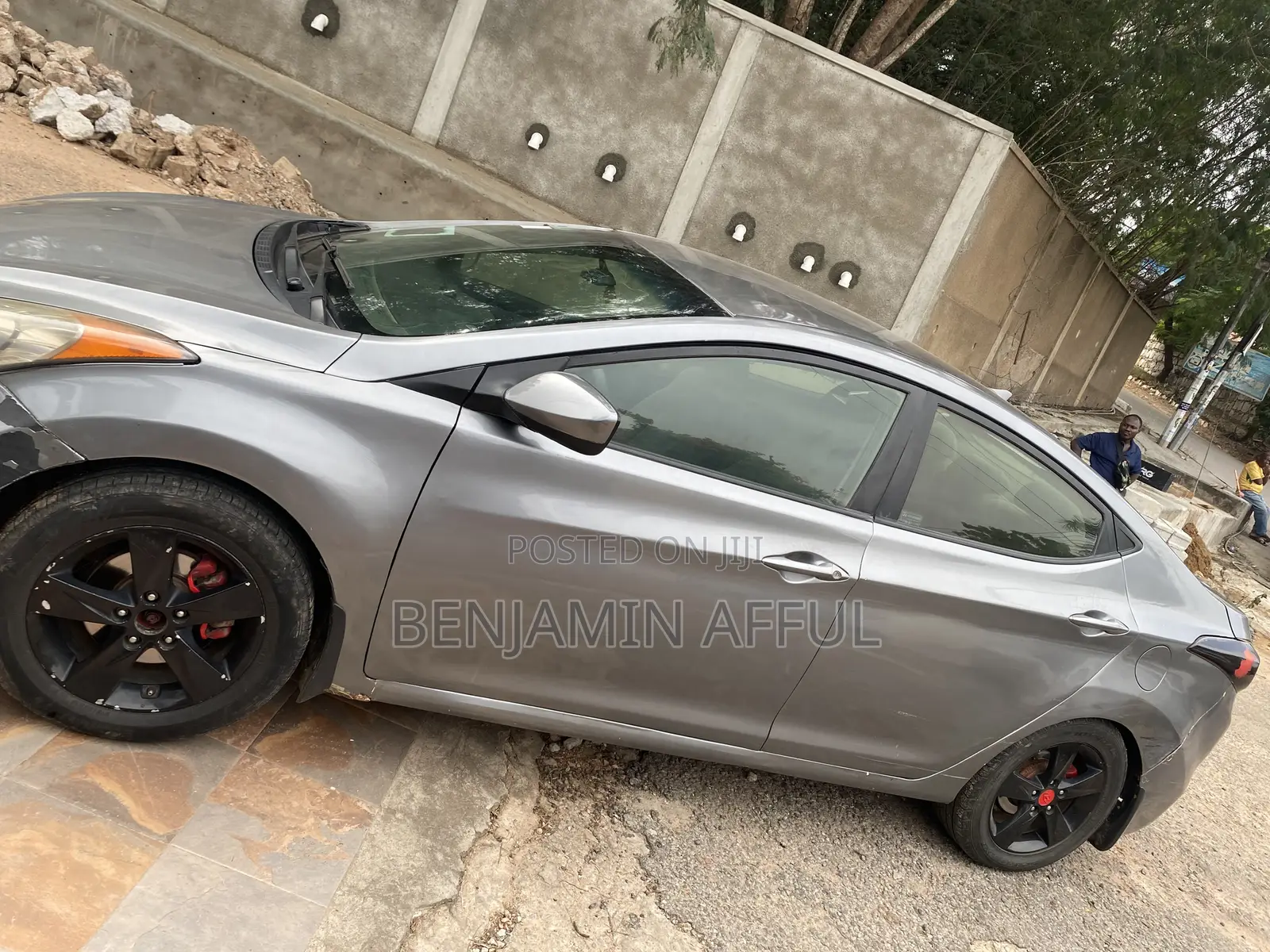 Hyundai Elantra GLS Sedan FWD (1.8L 4cyl 6M) 2013 Gray