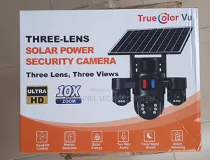 True Color Vu Three Lens Solar 4g PTZ Camera