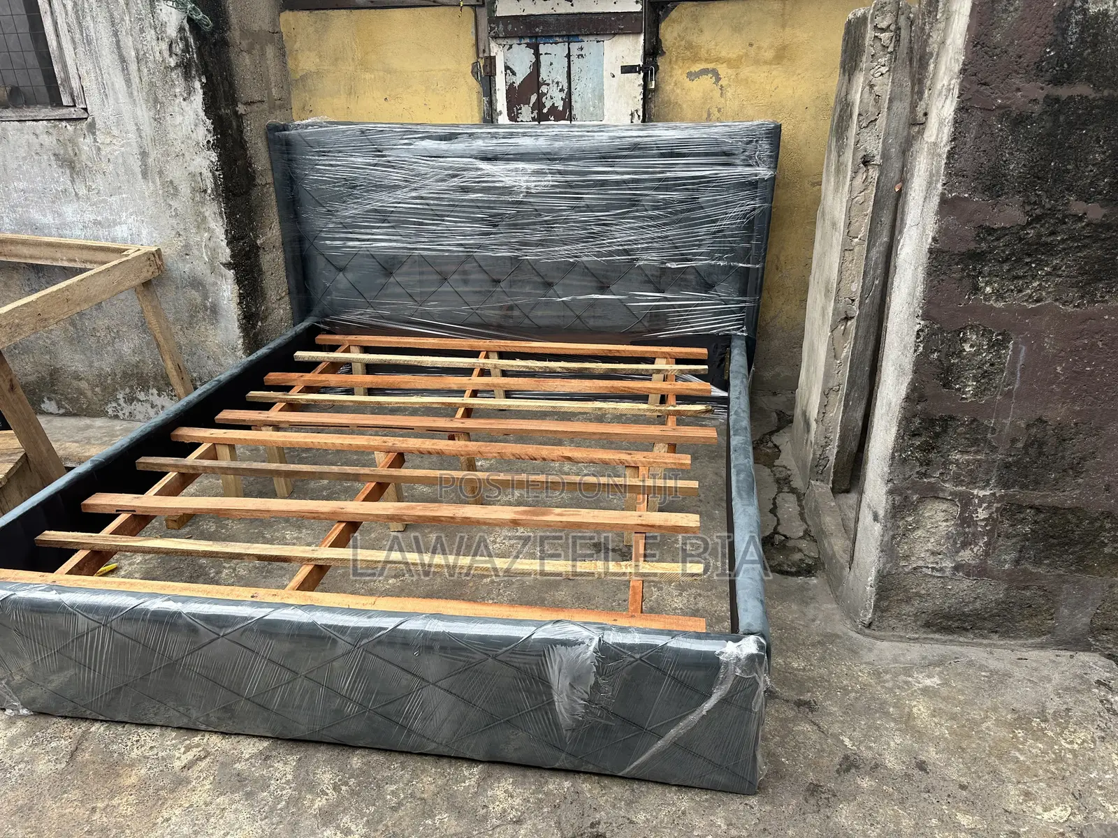 Modern Upholstered Queen Size Bed Frame