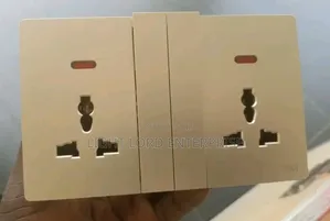 Shiny Gold Double Socket 13Am