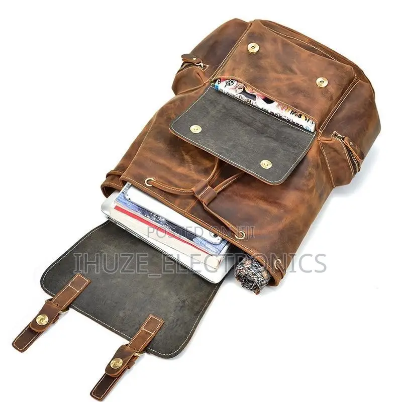 Thorne Buffalo Leather Backpack - Emerson Leather