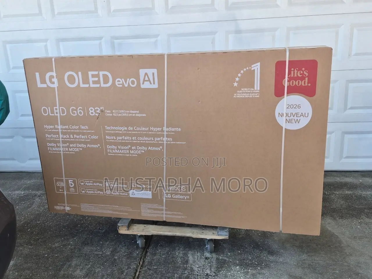 83 Inch LG OLED Evo AI G6 4K Smart TV 2026 With Supplied Flush