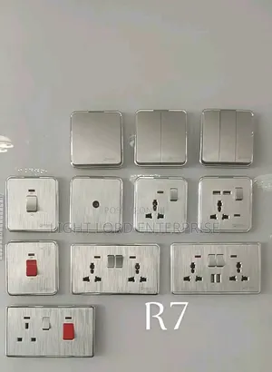 (ZXZ) Silver Body Socket and Switches