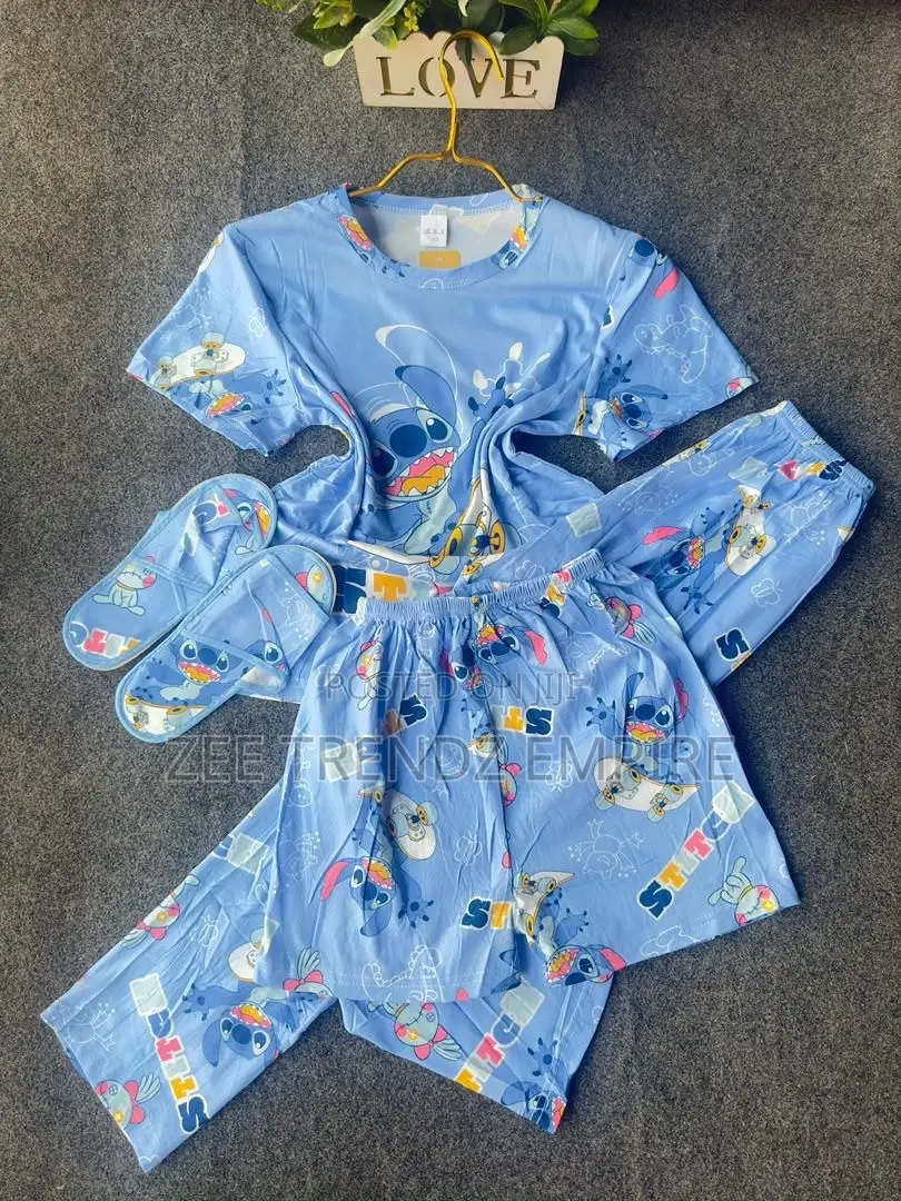 Kids Pjamas 4 in 1 Set