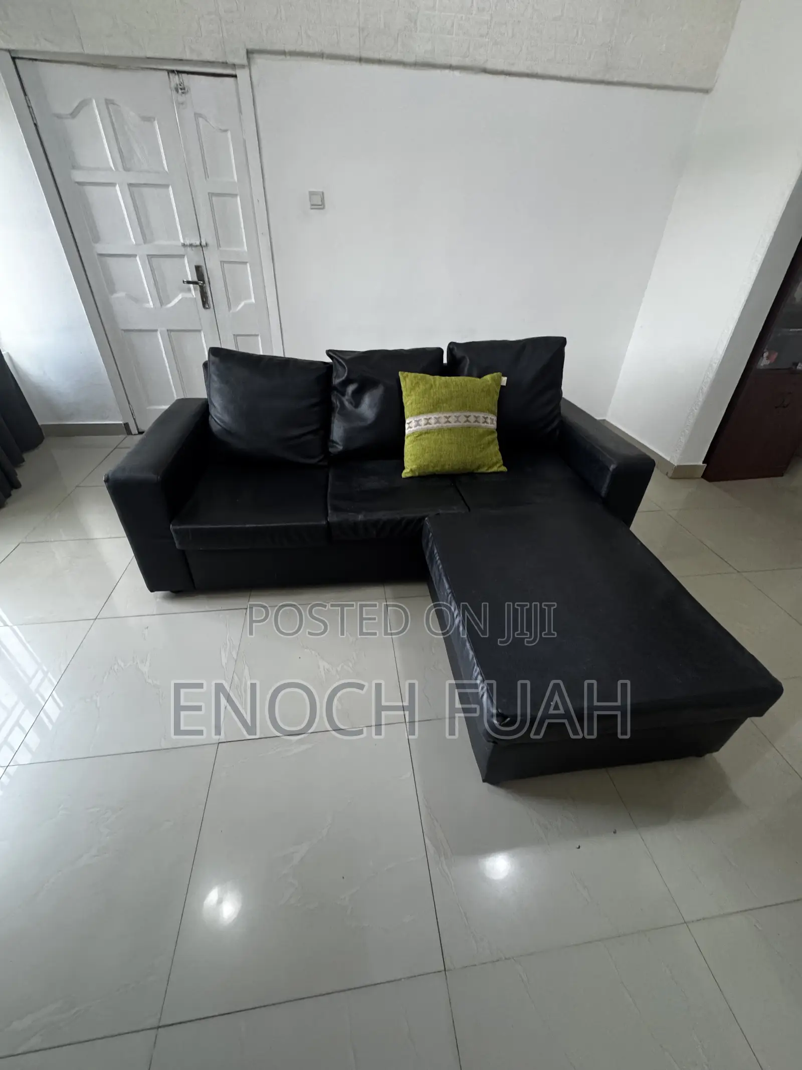 L-Shape Leather Sofa
