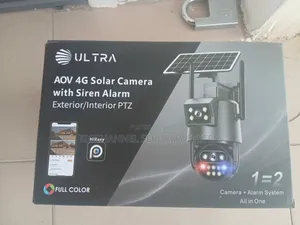 Ultra Aov Dual 4g Solar Camera With Siren Alarm