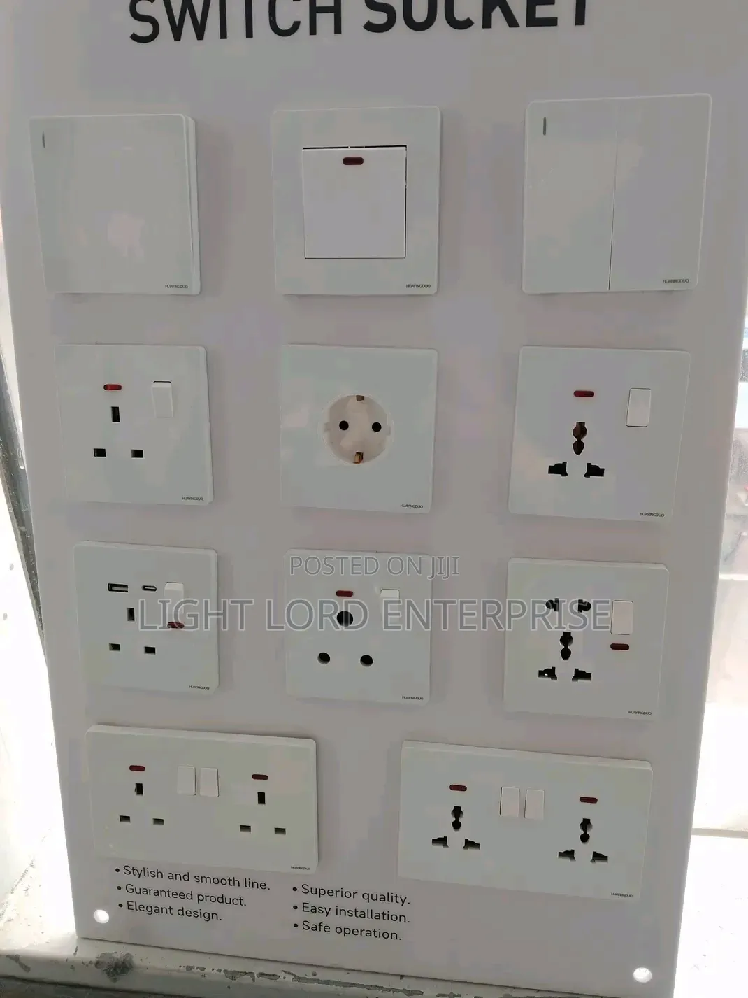 ZDH- Double Socket and Switches White