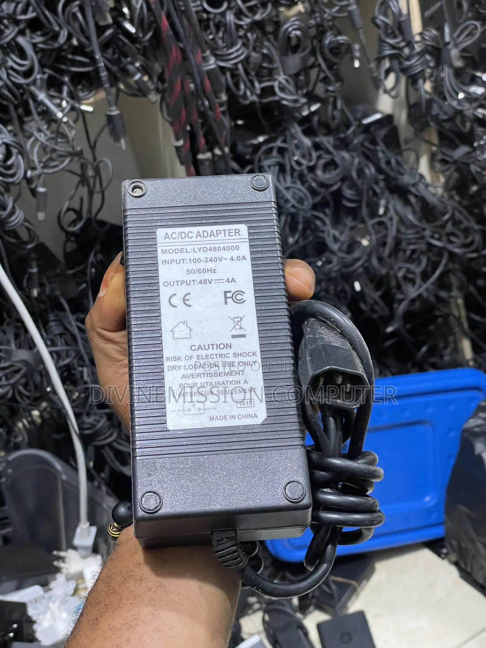 ELECTRIC BIKE SCOOTER Charger, 3 Pins, 48v~4A