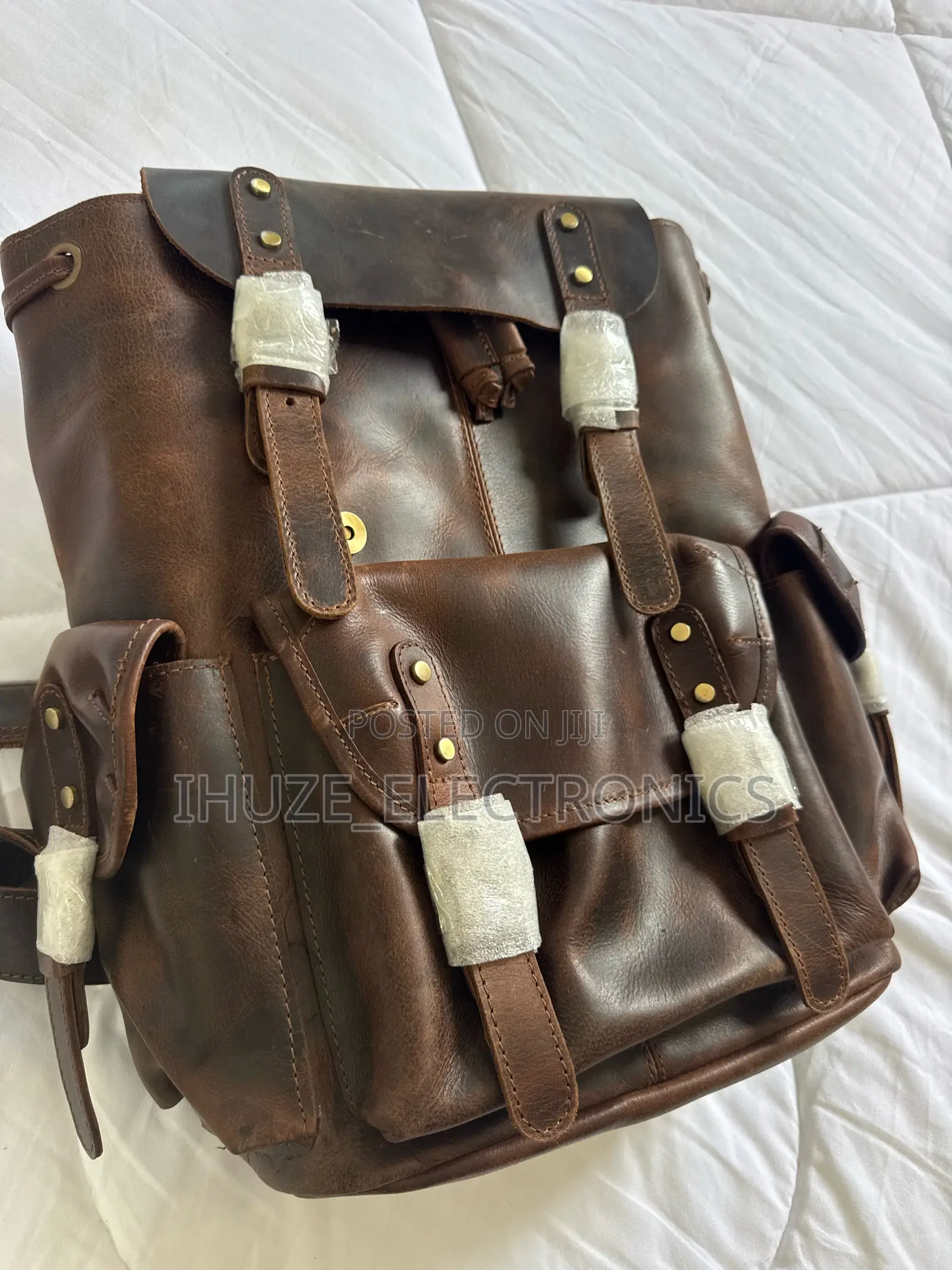 Dakota Buffalo Leather Backpack - Emerson Leather