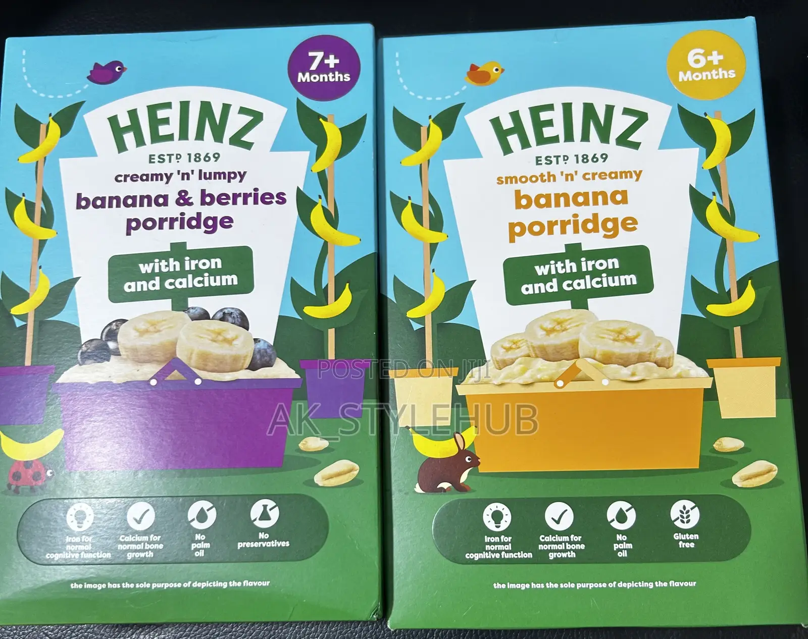 Heinz Banana & Berries Porridge Cereals