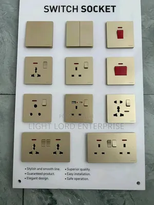 Safe Protection High Quality Socket and Switches