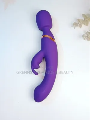 3in1 Purple Wand Massager Rabbit G-Spot Vibrator USB Rechargeable