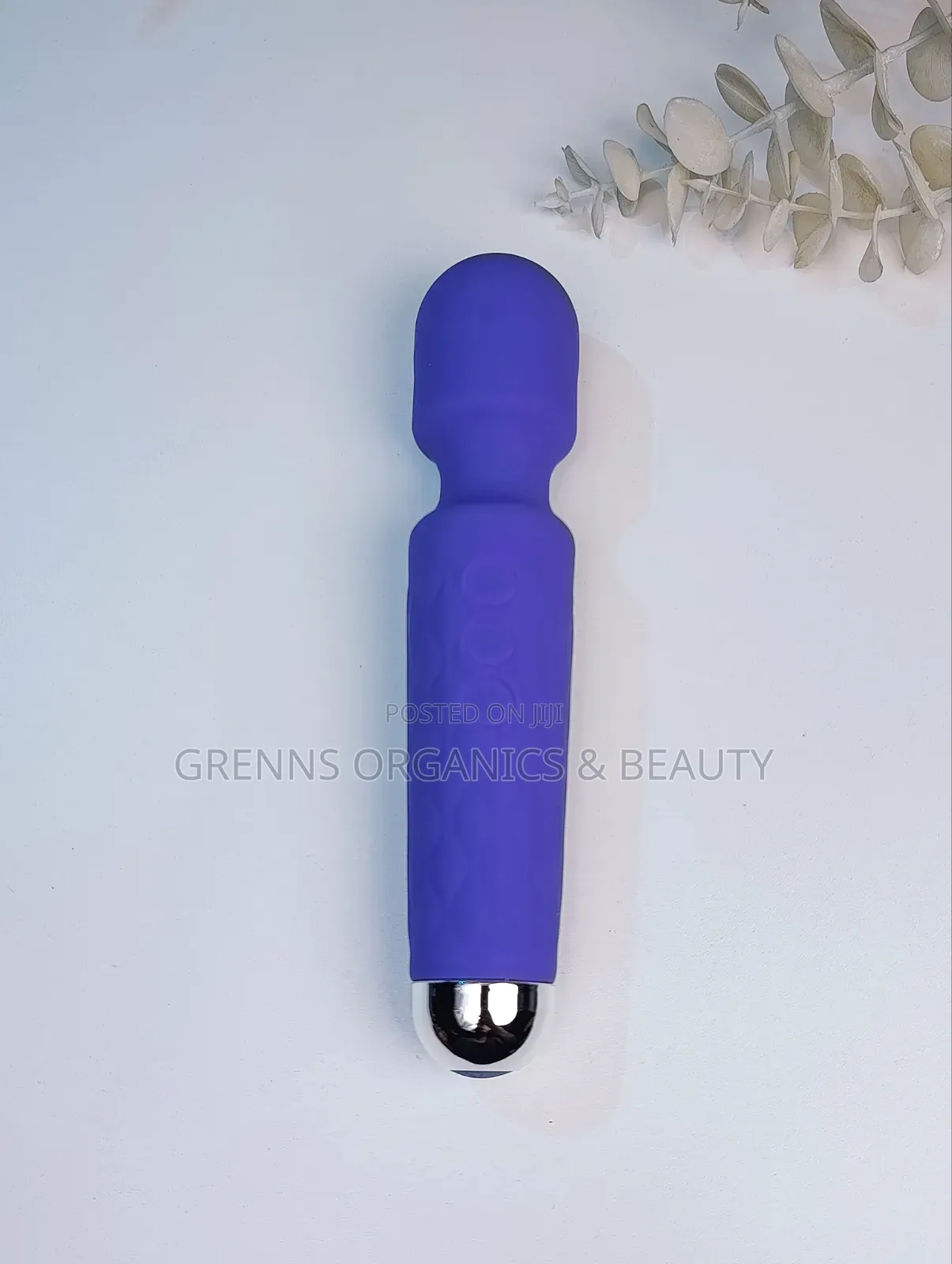 Purple Magic Wand Vibrator USB Rechargeable Women Sex Toy