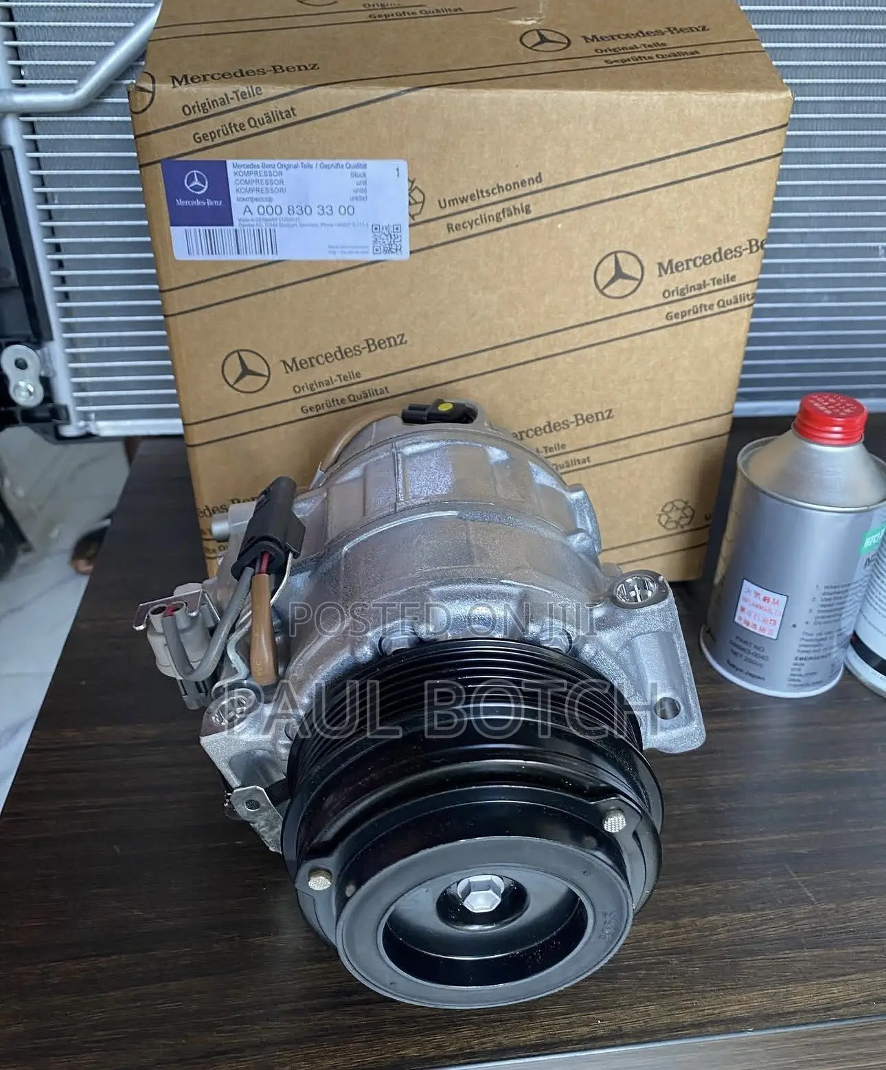 Mercedes-Benz C-Class Air Conditioner Compressor/Motor.